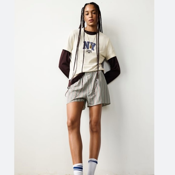 ZARA TEE WITH NY LOGO - Picture 1 of 3